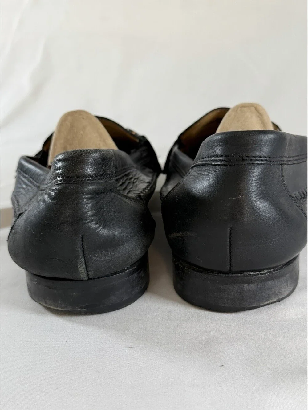 Giorgio Brutini Black Leather Bit Loafers Men's Dress Shoes Size 13